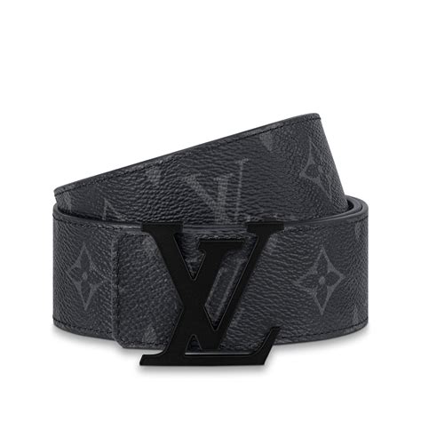 Products by Louis Vuitton: LV Initials 40MM Matte Black Belt.